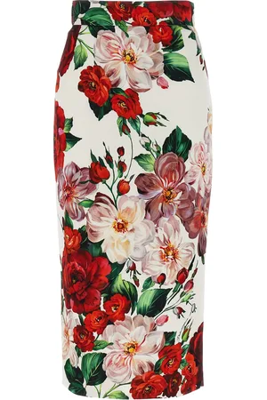 Dolce & Gabbana Floral Longuette Skirt