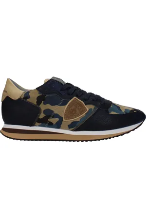 Philippe model Sneakers TRPX Mens Suede Blue/Beige