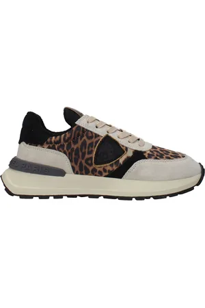 Philippe model Sneakers Antibes Woman Fabric Brown/Beige