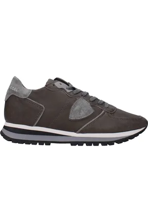 Philippe model Sneakers Trpx Mens Leather Gray/Light Gray