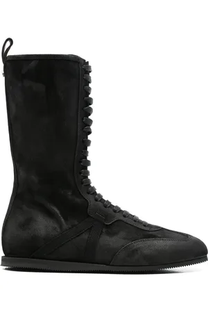 ANN DEMEULEMEESTER Fides Soft High Top Boxing Sneakers
