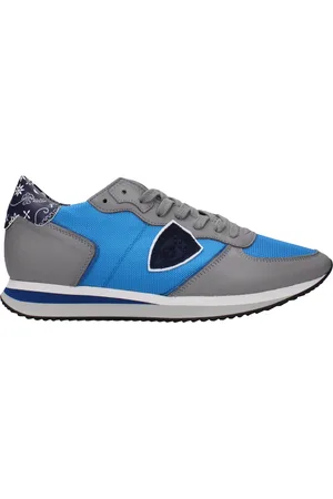 Philippe model Sneakers Trpx Mens Fabric Blue/Gray