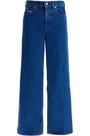 Marni Wide Flared Leg Jeans With A