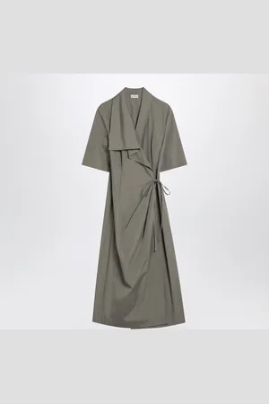 DRIES VAN NOTEN Draped Midi Dress