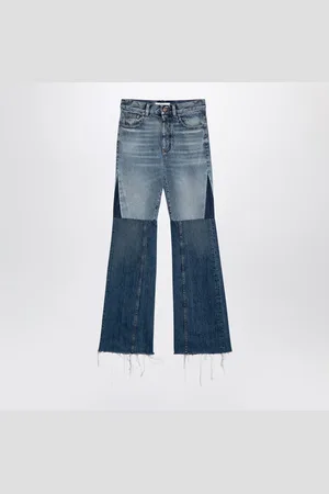 Chloé Three Coloured Patchwork Denim Jeans