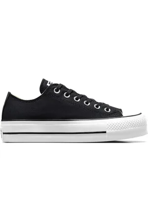 Converse Sneaker Chuck Taylor All Star Platform Canvas Nero/Bianco
