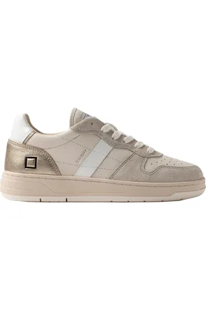 D.A.T.E. Sneaker Court Shiny White/Platinum