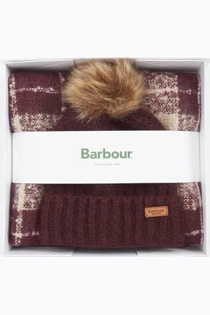 Barbour Gift Set Saltburn Cabernet