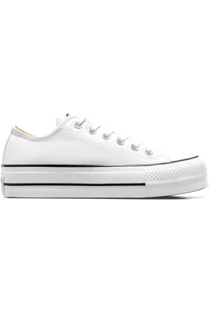 Converse Sneaker Chuck Taylor All Star Platform Canvas Bianco/Nero/Bianco
