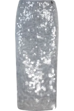Patrizia Pepe Gonna Midi In Paillettes