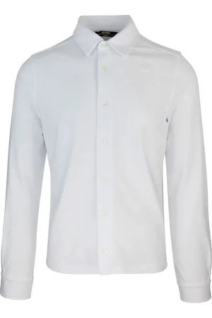 K-Way Camicia Timothee Pique Bianca