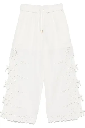 Self-Portrait Embroidered Trousers