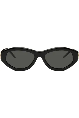 Casablanca Oval Sunglasses With Monogram Plaque
