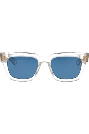 AKONI Squared Sunglasses Aks 111 C 52 Clr Gld
