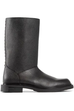 Fendi Leather Frame Boots
