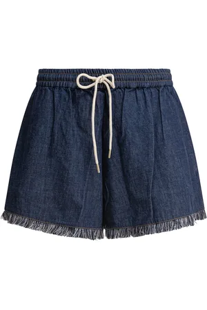 ZIMMERMANN Rhiannon Fringe Denim Short