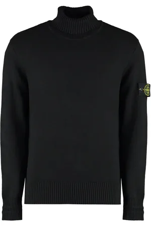 Stone Island Cotton Blend Turtleneck Sweater