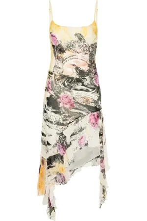 Acne Studios Printed Crepe Dress