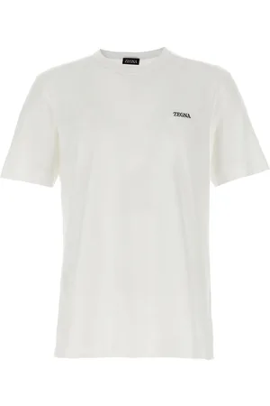 Ermenegildo Zegna Logo Embroidery T Shirt