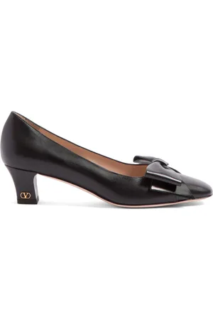 VALENTINO GARAVANI Bowow Calf Leather Pumps