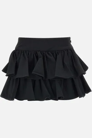ROTATE Wide Ruffle Mini Skirt In