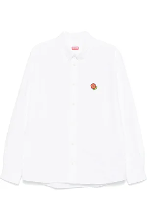 Kenzo Pop Casual Shirt With Embroidery