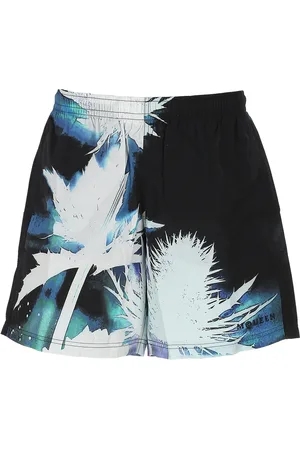 Alexander McQueen Alexander Mc Queen Black Elasticated Waistband Swim Shorts