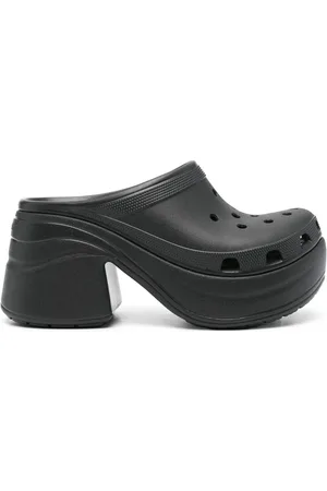 Crocs Siren Black Platform Sandals