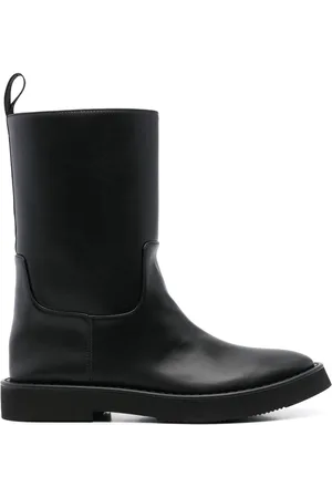 Stella McCartney Stella Mc Cartney Almond Toe Boots With Logo