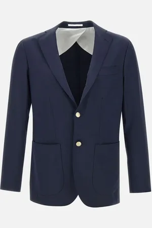 BARBA Wool Slim Fit Blazer