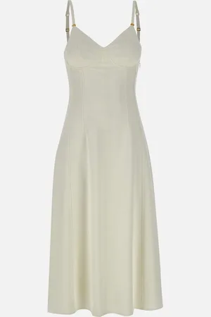 Elisabetta Franchi Criss Cross Tie Lightweight Dress
