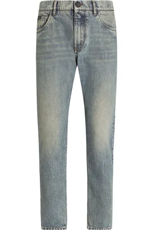 Dolce & Gabbana Light Blue Whiskered Trousers