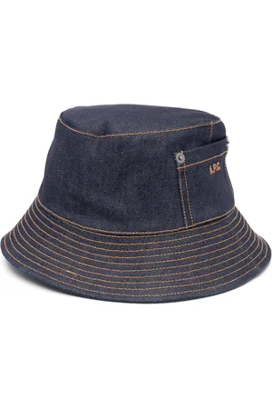 A.P.C. Indigo Cotton Blend Hat