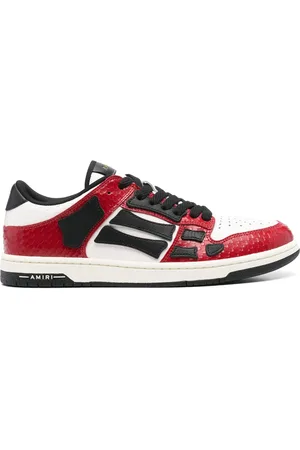 AMIRI Snake Skel Red Low Sneakers