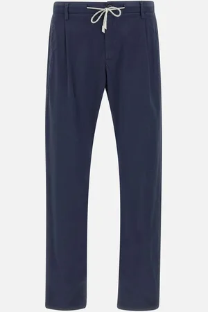 ELEVENTY Regimental Cotton Jogger Trousers
