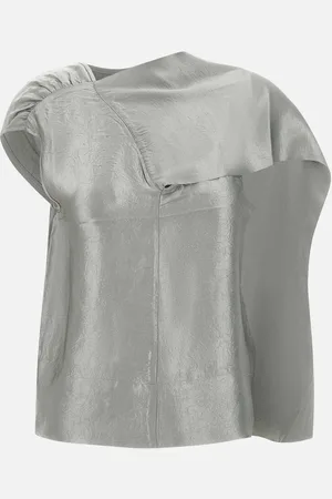 Herskind Ava Top Pearl Asymmetrical Draped