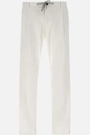 ELEVENTY Regimental Cotton Jogger Trousers