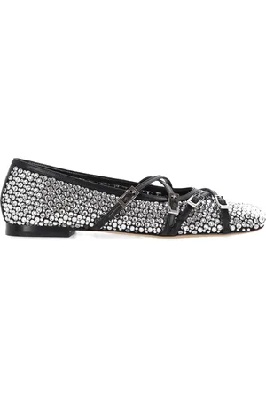 Mach & Mach Black Ballerinas With Buckle