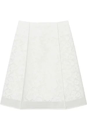 Tory Burch High Waisted Pleated Skirt