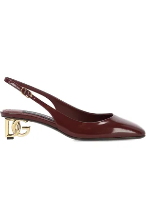 Dolce & Gabbana Mulberry Purple Slingback Heels