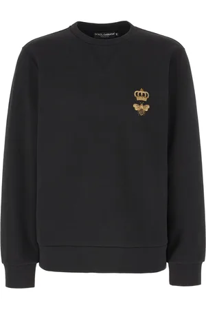 Dolce & Gabbana Cotton Blend Bee Detail Sweater