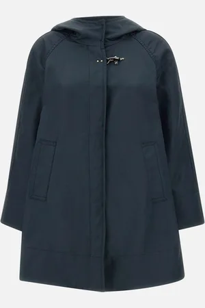 FAY Technical Linen Cotton Hoodie In