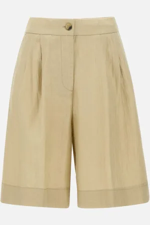 Kaos Linen Blend Rope Colour Shorts