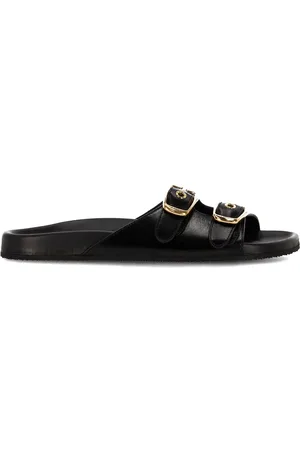 Chloé Polly Flat Mules With Rubber Footbed