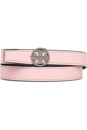 Tory Burch Miller True Pink Deep Steel Belt