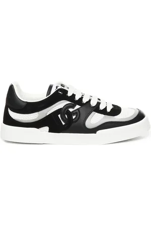Dolce & Gabbana Strobel Portofino Calfskin White Black Sneakers