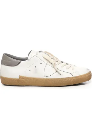Philippe model Prsx White Grey Calfskin Sneakers