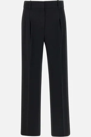 THEORY Dbl Pleat Wide Leg Trousers