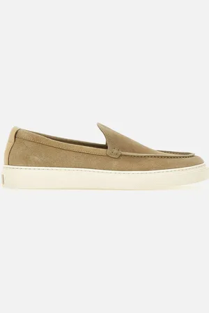 Woolrich Suede Loafers In Beige