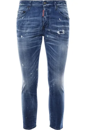 Dsquared2 Skater Worn Effect Slim Fit Jeans
